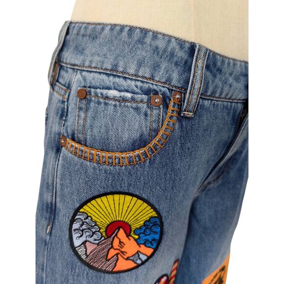 Alice + Olivia X BRONCO TRISH JEAN 27 - Picture 10 of 15